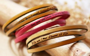 specialtillverkat läderarmband