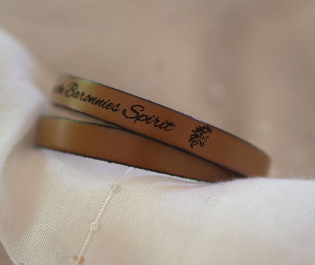 Läderarmband för män med två handleder, anpassningsbart med gravyr