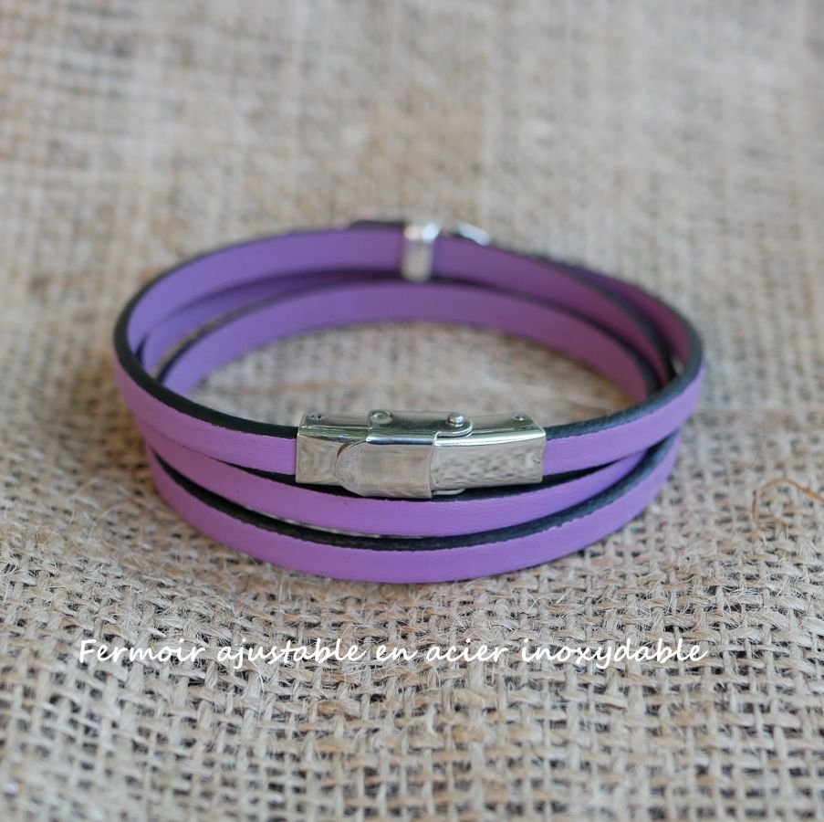 Läderarmband för kvinnor, anpassningsbart, silverfärgad stjärndesign