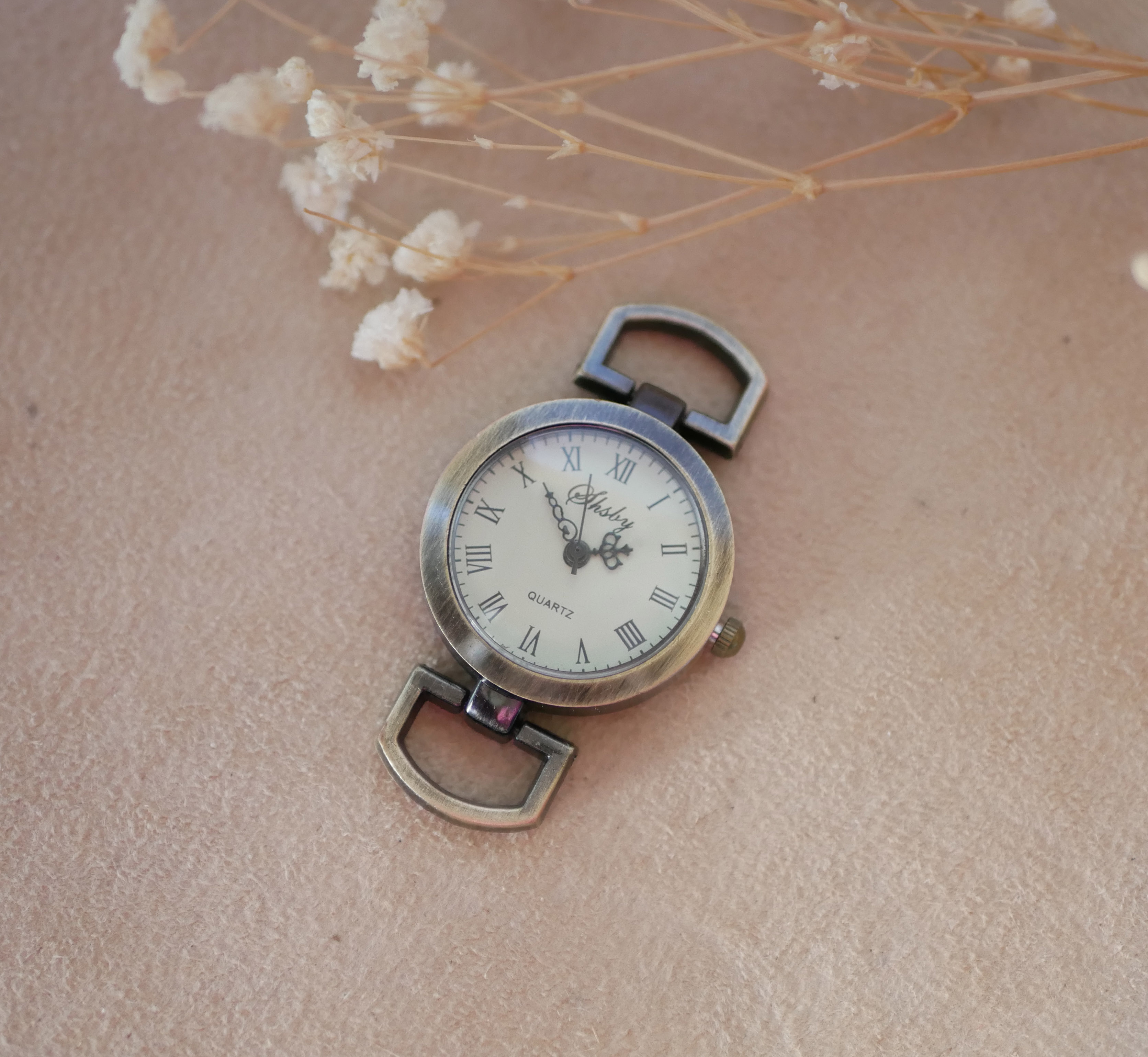 Urtavla brons klocka Romerska siffror