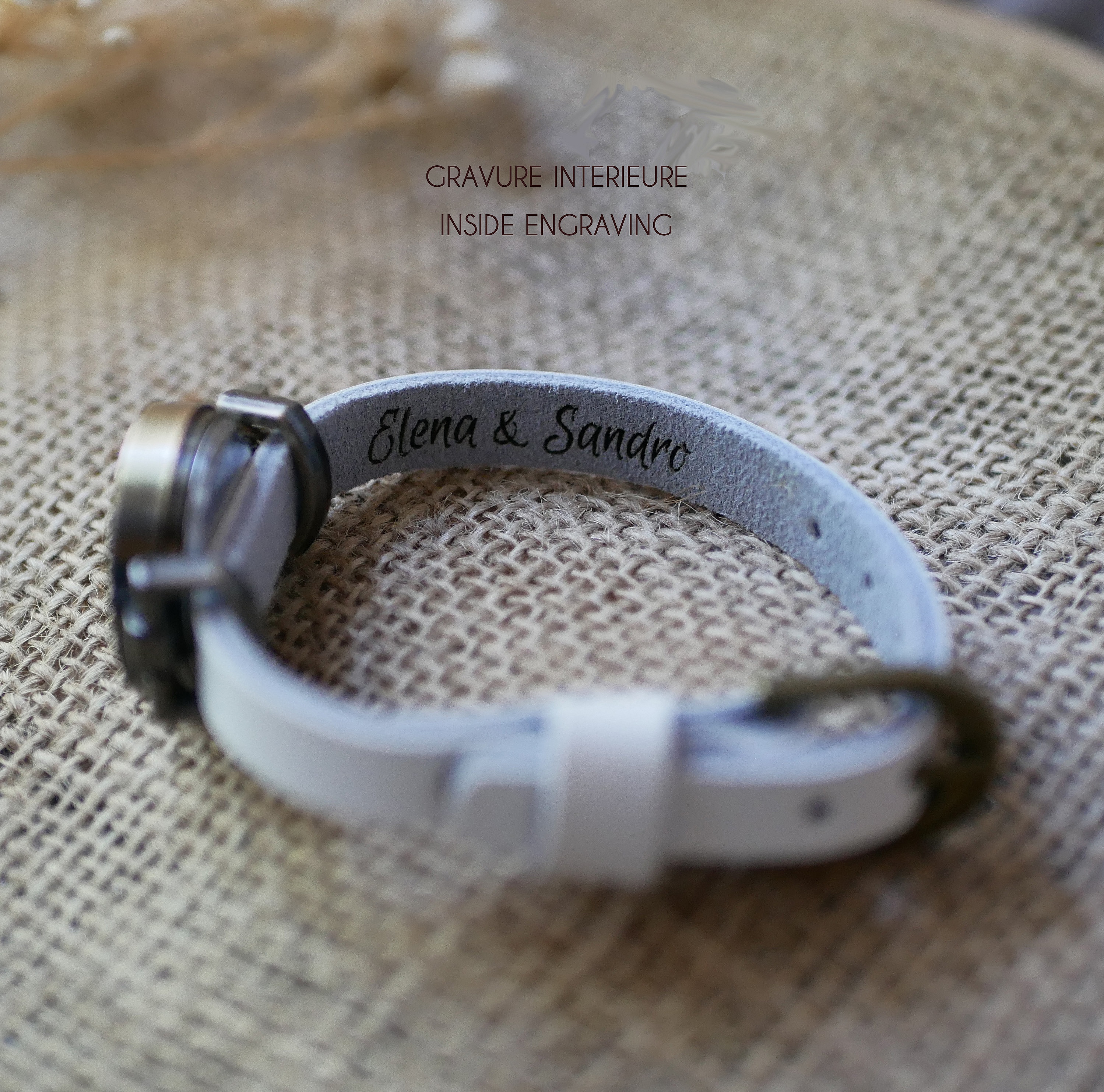 L&auml;derarmband, helt anpassningsbart 