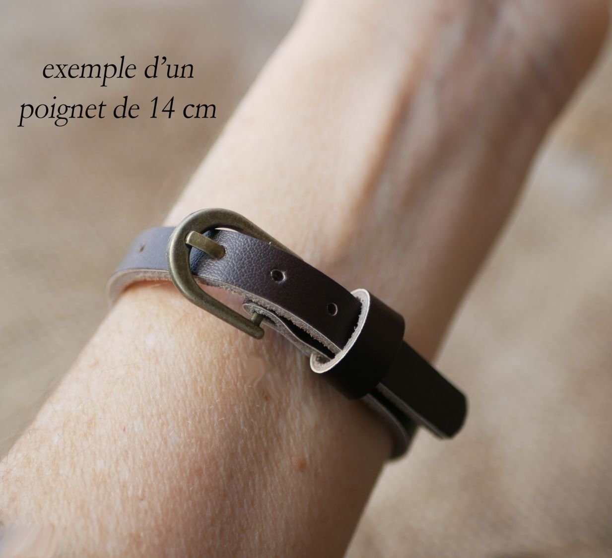 Läderarmband, helt anpassningsbart 